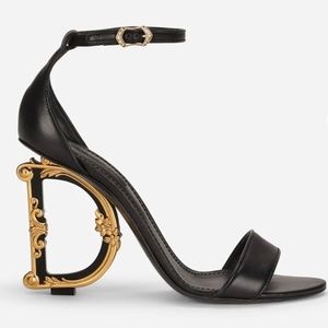 COPY - Nappa leather sandals with baroque DG detail